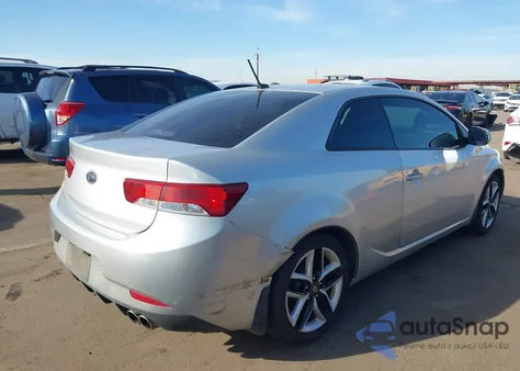 2010 Kia Forte Koup Sx from USA, damaged, VIN KNAFW6A36A5260957